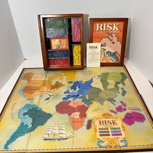 Vintage Parker Brothers Special Library Risk Book Game
